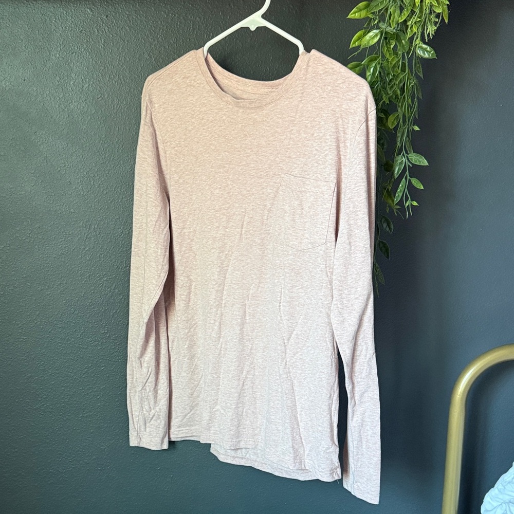 Goodfellow Long Sleeve Pink Shirt